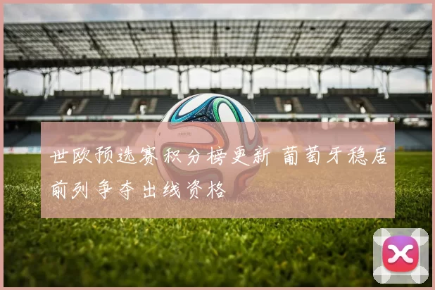 世欧预选赛积分榜更新 葡萄牙稳居前列争夺出线资格