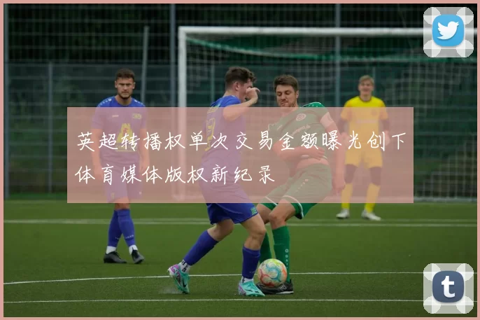 英超转播权单次交易金额曝光创下体育媒体版权新纪录