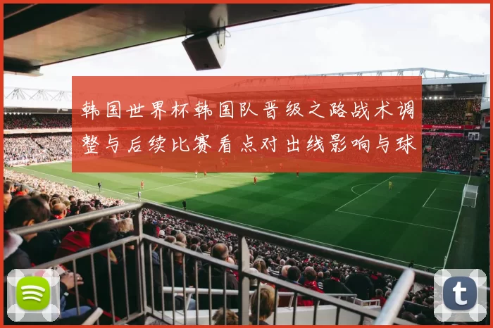 韩国世界杯韩国队晋级之路战术调整与后续比赛看点对出线影响与球员状态